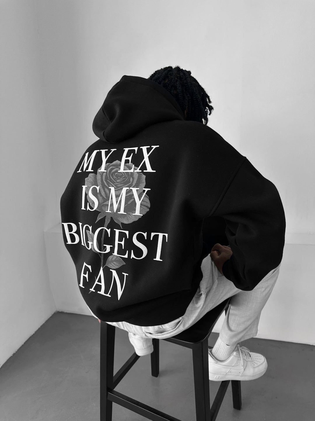 Oversize EX Hoodie - Svart