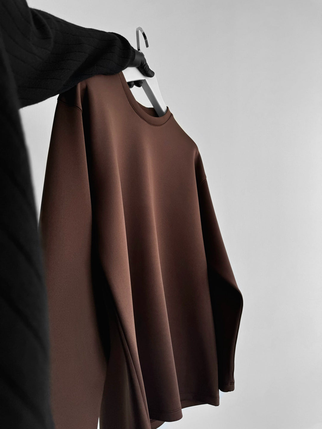 Oversize Diver Sweatshirt - Brun