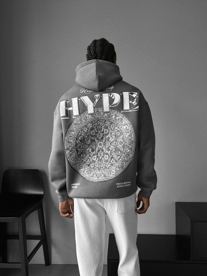 Oversize Hype Hoodie - Antracit