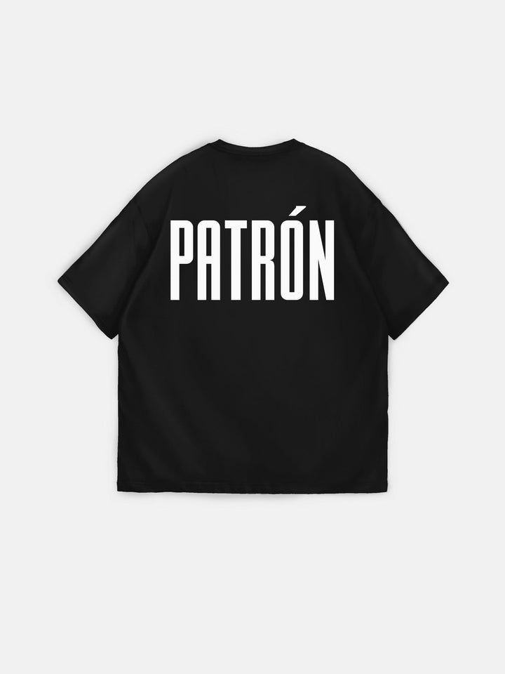 Oversize Patron T-Shirt - Svart