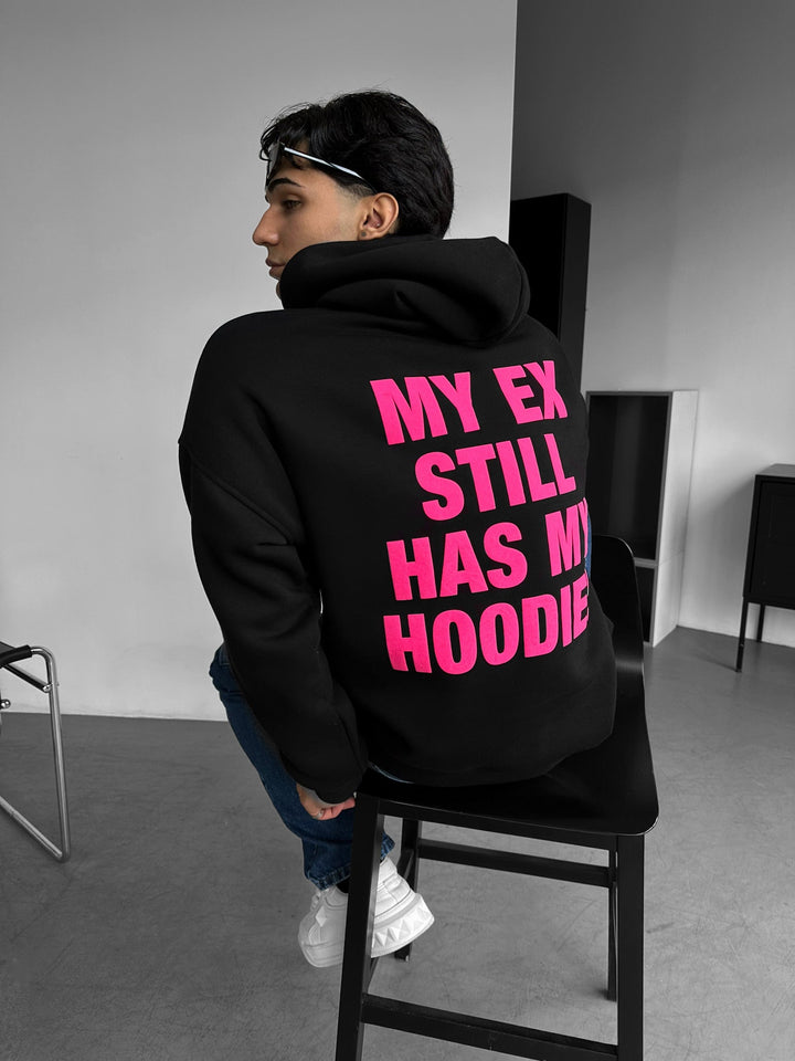 Oversize EX Del II Hoodie - Svart och Lila