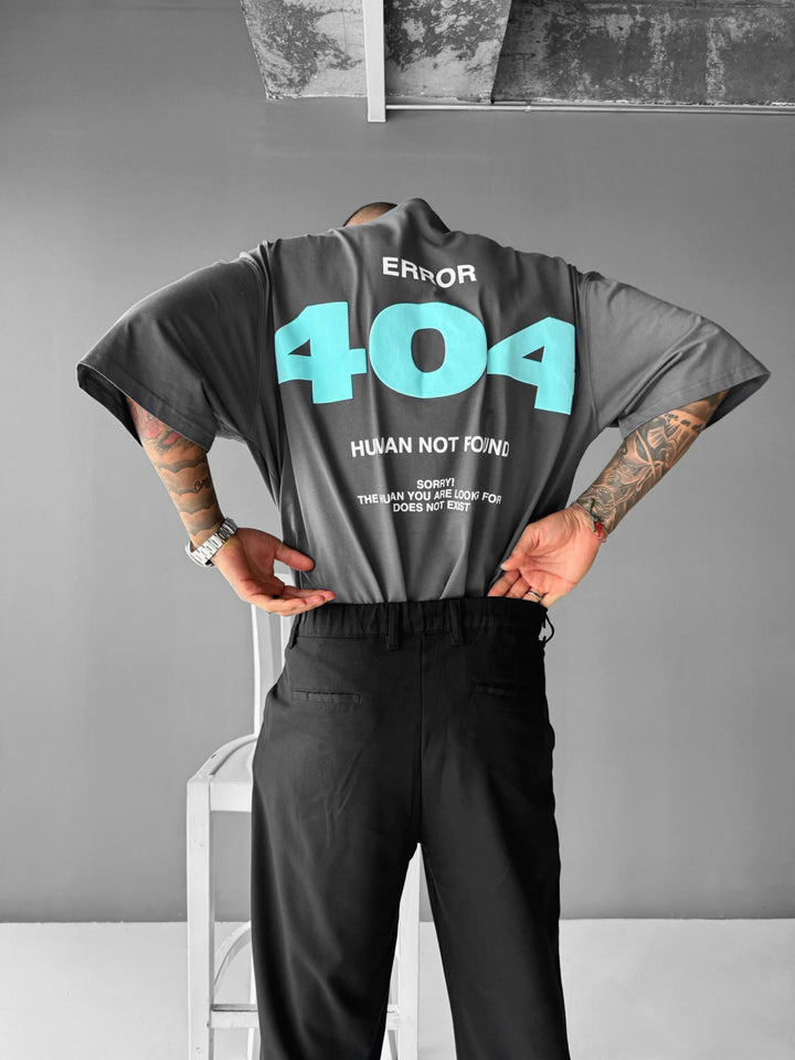 Oversize 404 T-shirt - Antracit