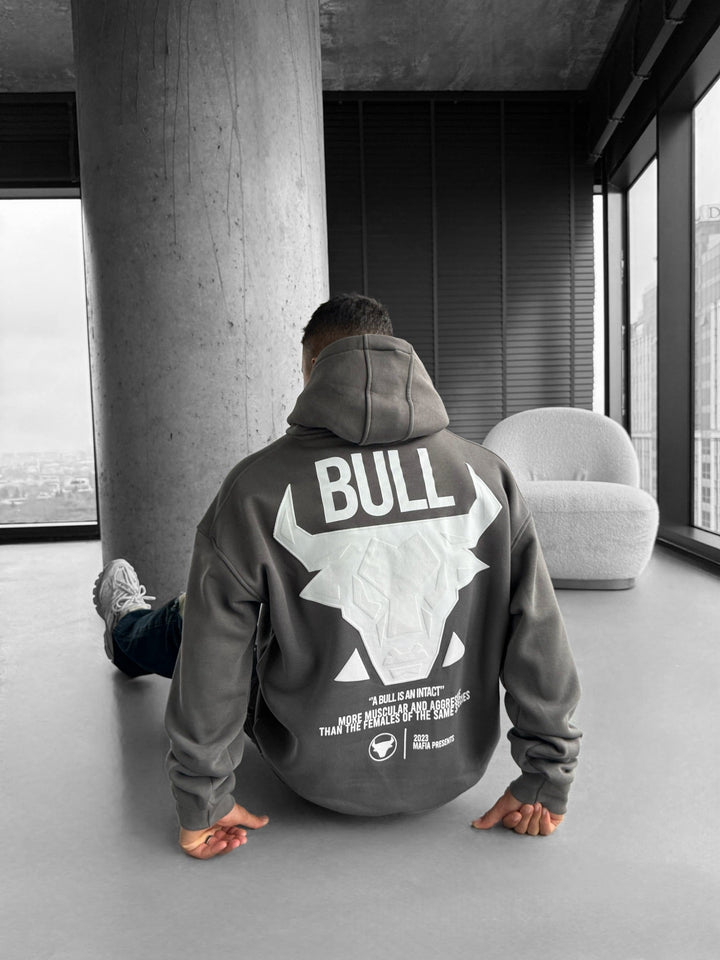 Oversize Bull Hoodie - Antracit