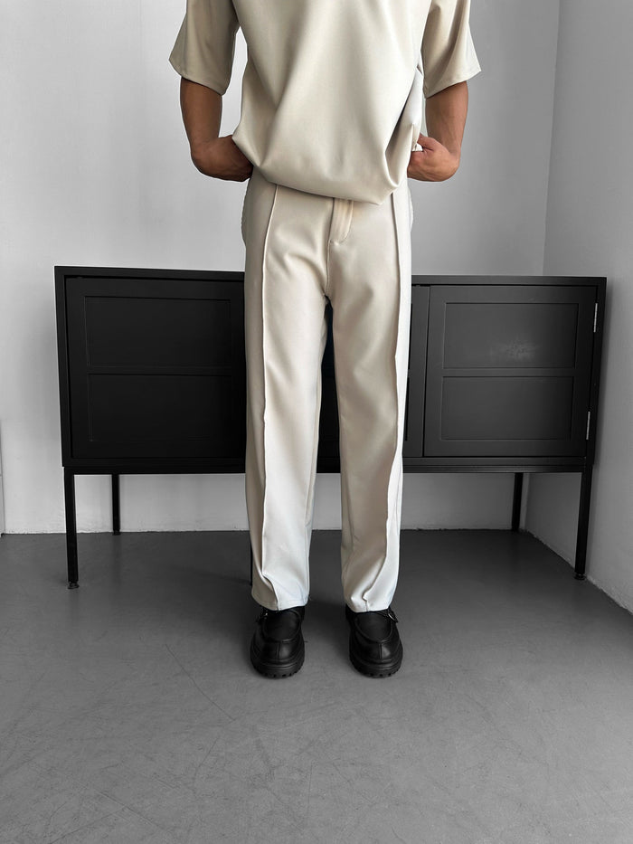 Lösa Fritidsbyxor - Beige