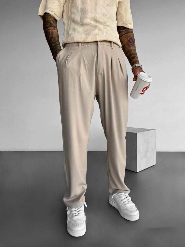 Baggy Chino Byxor - Beige