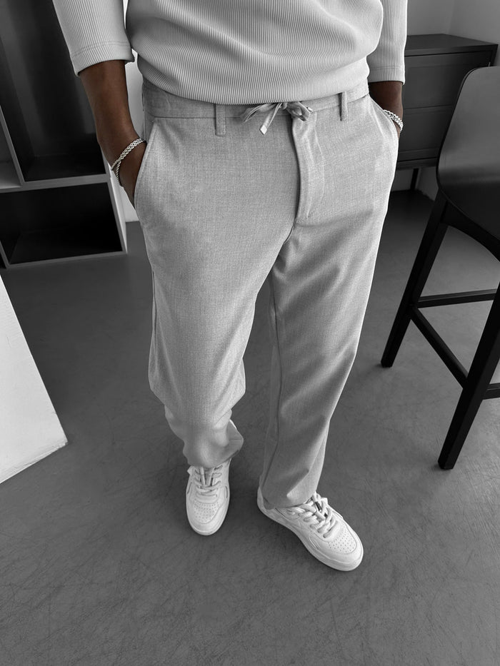 Modern Klipp Casual Byxor - Grå