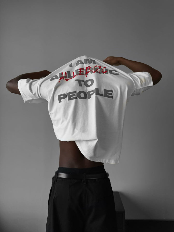 Oversize Allergisk T-Shirt - Ecru
