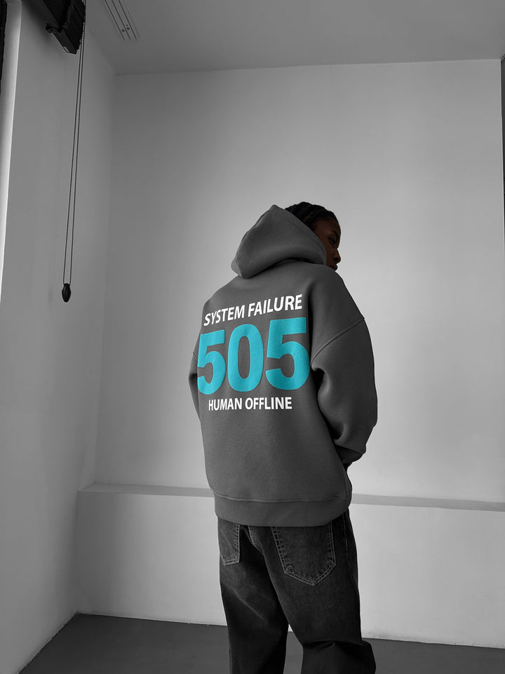 Oversize 505 Hoodie - Antracit