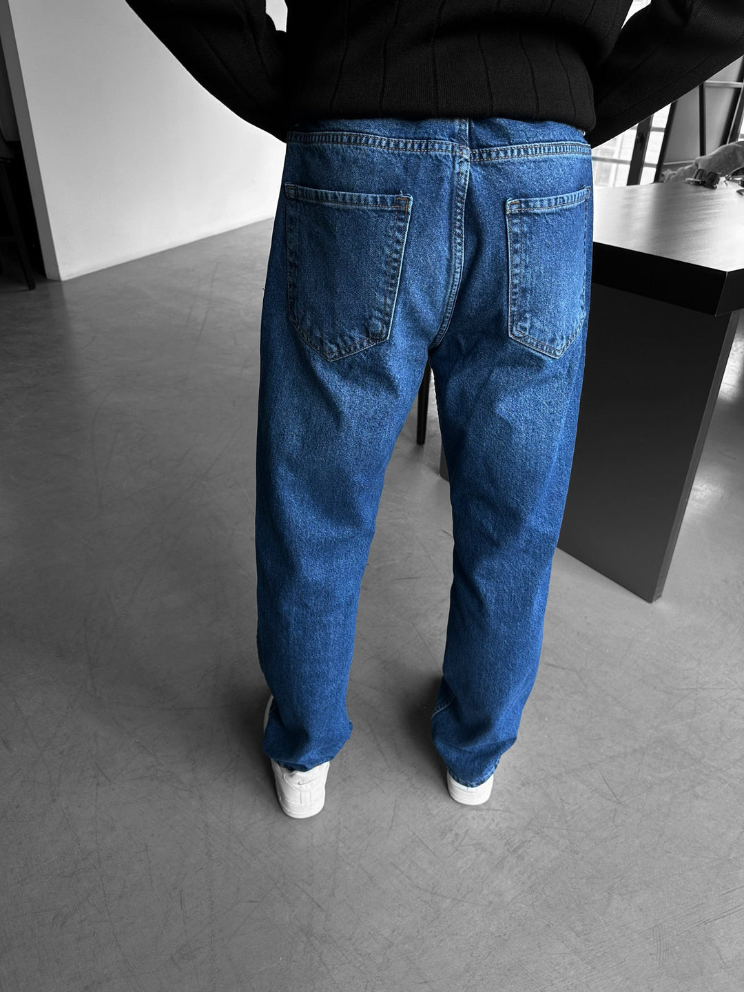 Baggy Jeans - Mörkblå