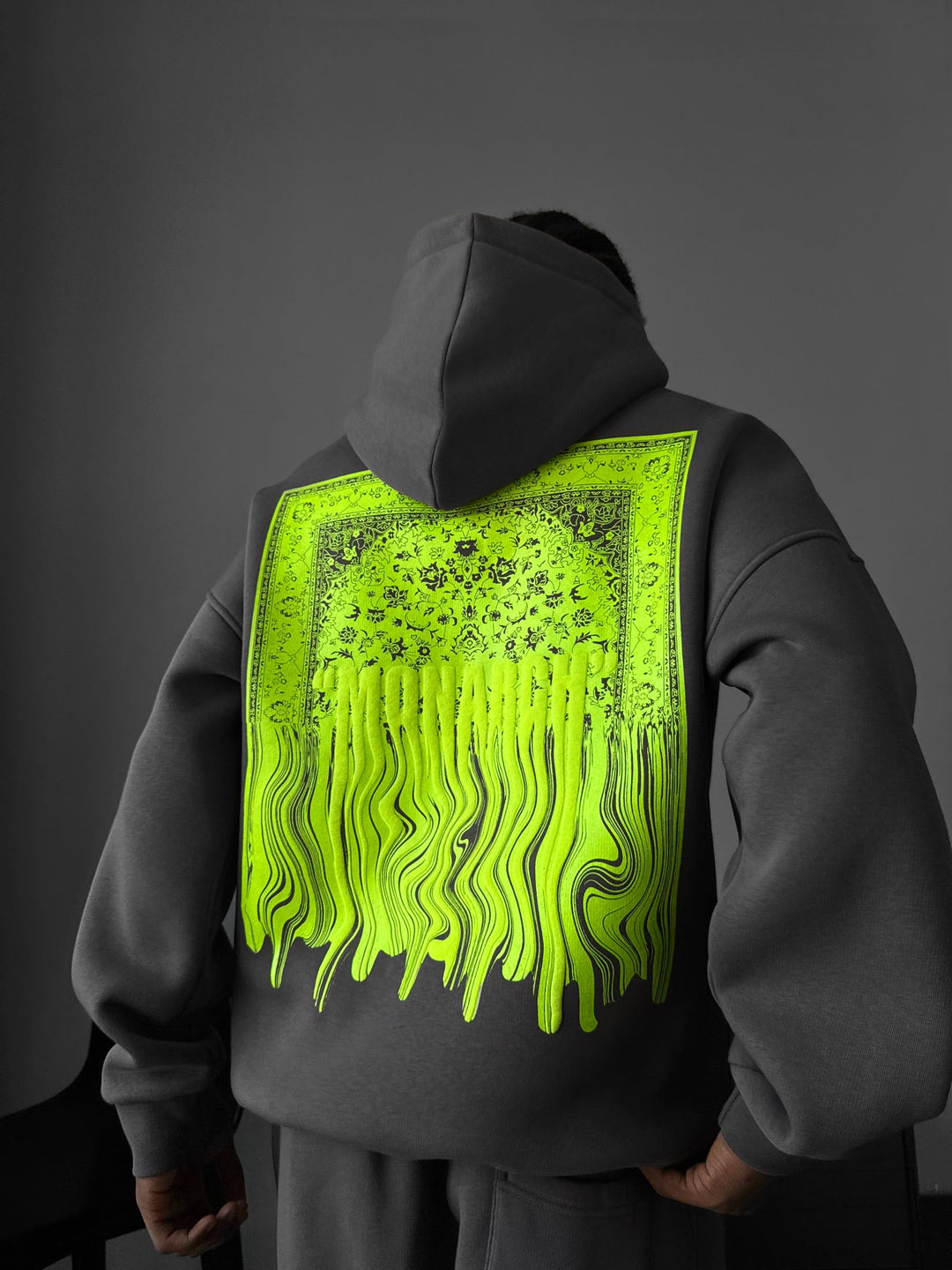 Oversize Monarch Hoodie - Antracit
