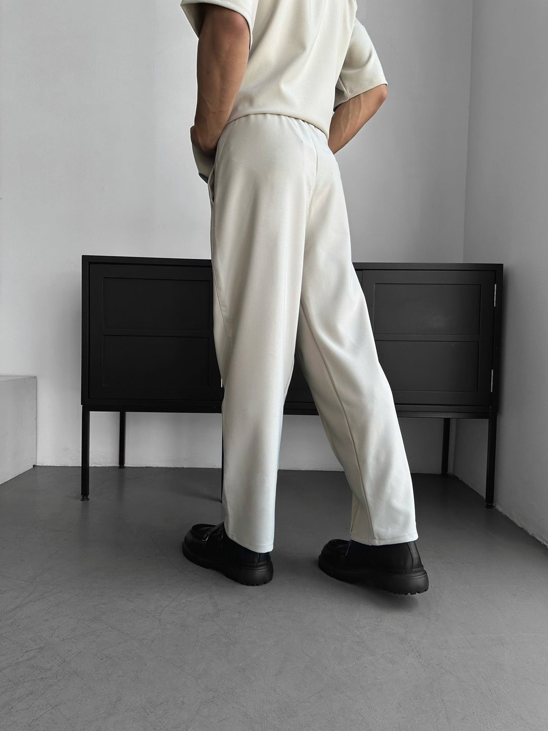 Lösa Fritidsbyxor - Beige