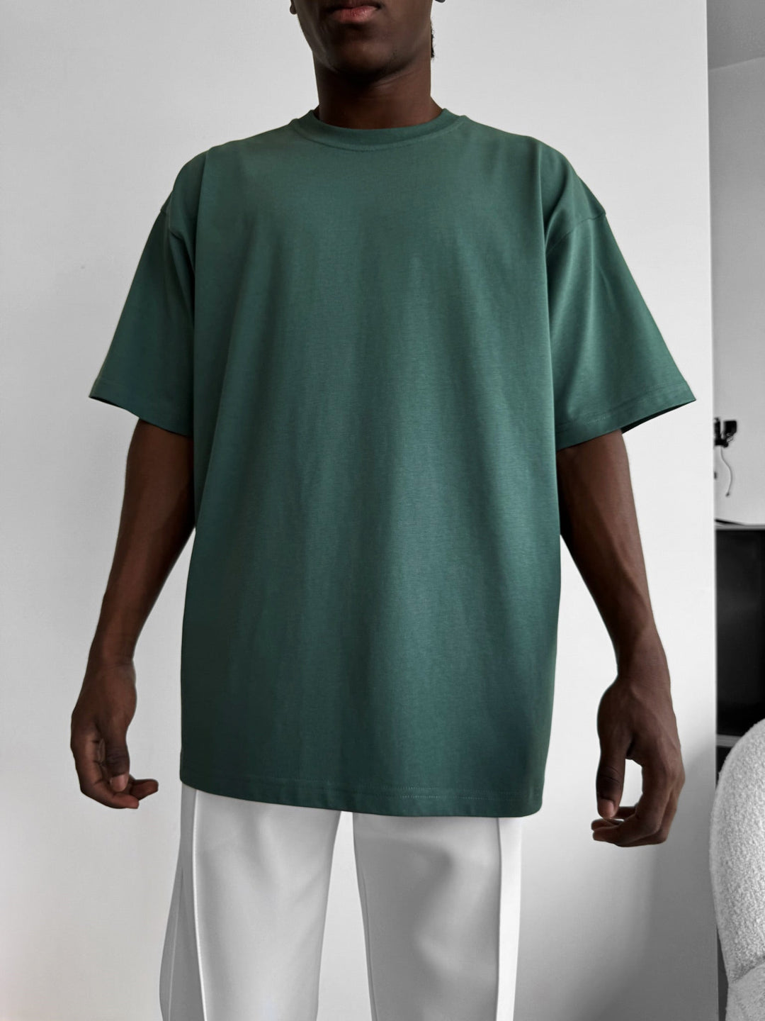 Oversize Basic T-Shirt - Petrol