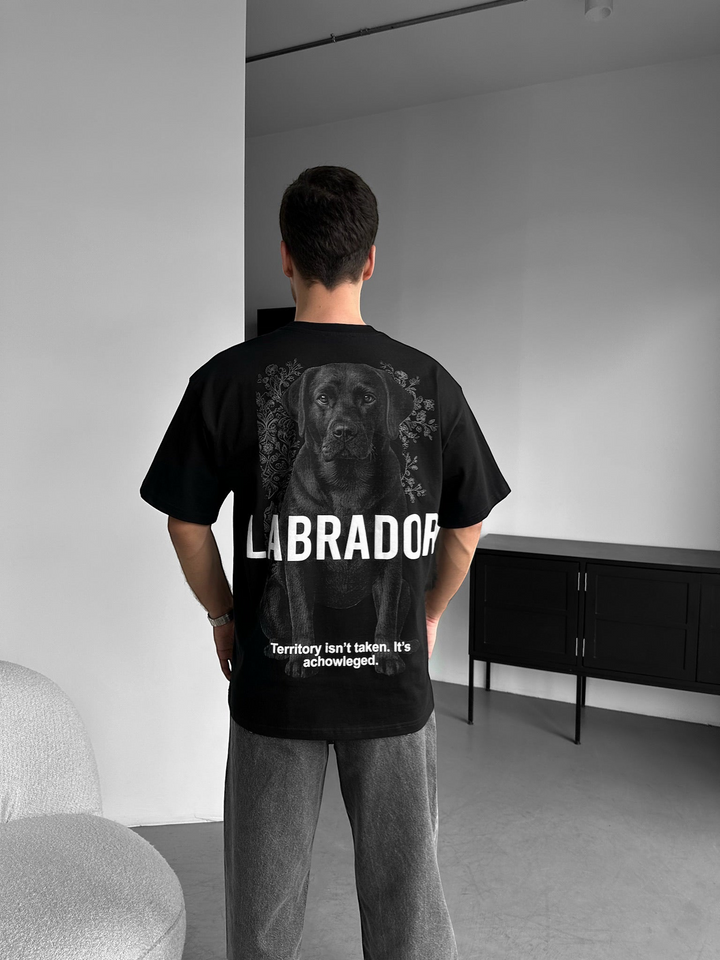 Oversize Labrador T-shirt - Svart
