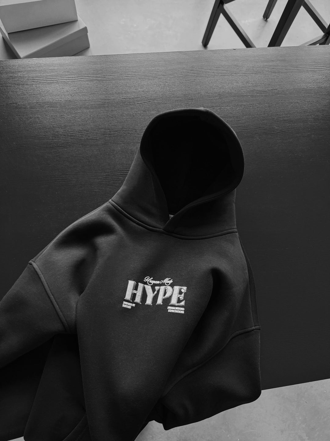 Oversize Hype Hoodie - Svart