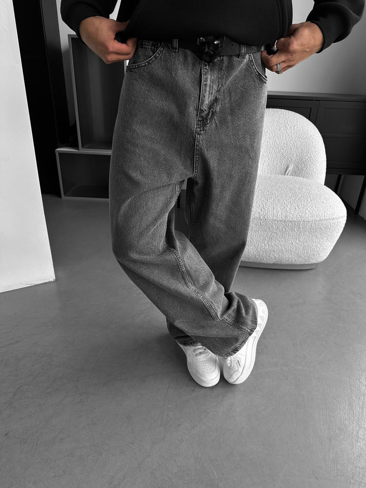 Relax Baggy Jeans - Antracit