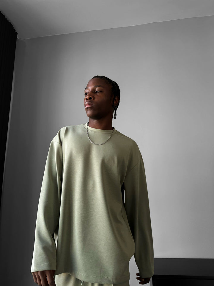 Oversize Modal Sweatshirt - Mintgrön
