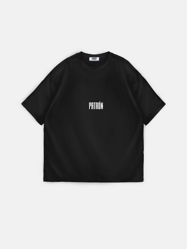 Oversize Patron T-Shirt - Svart