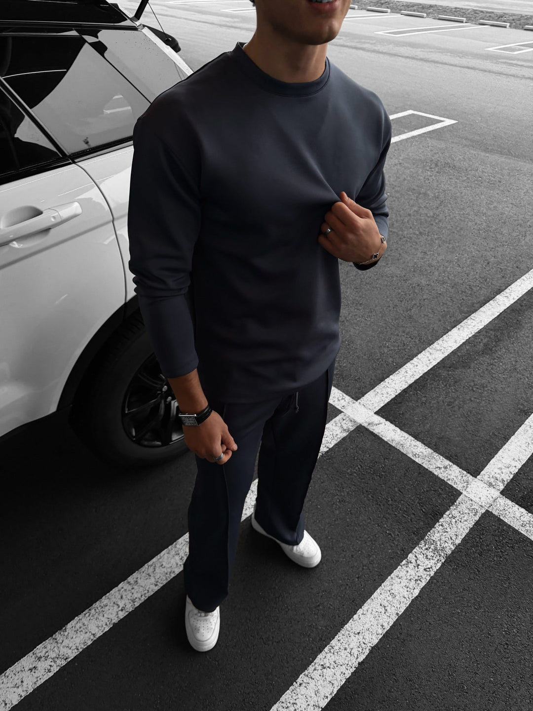 Oversize Diver Sweatshirt - Antracit