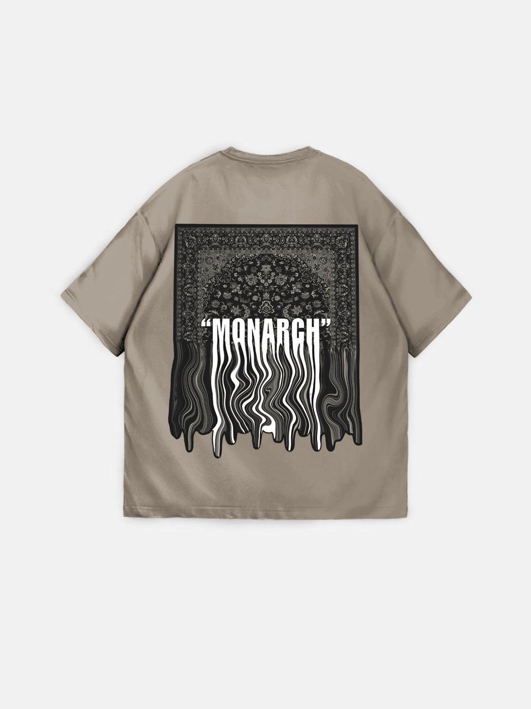 Oversize Monarch T-Shirt - Beige