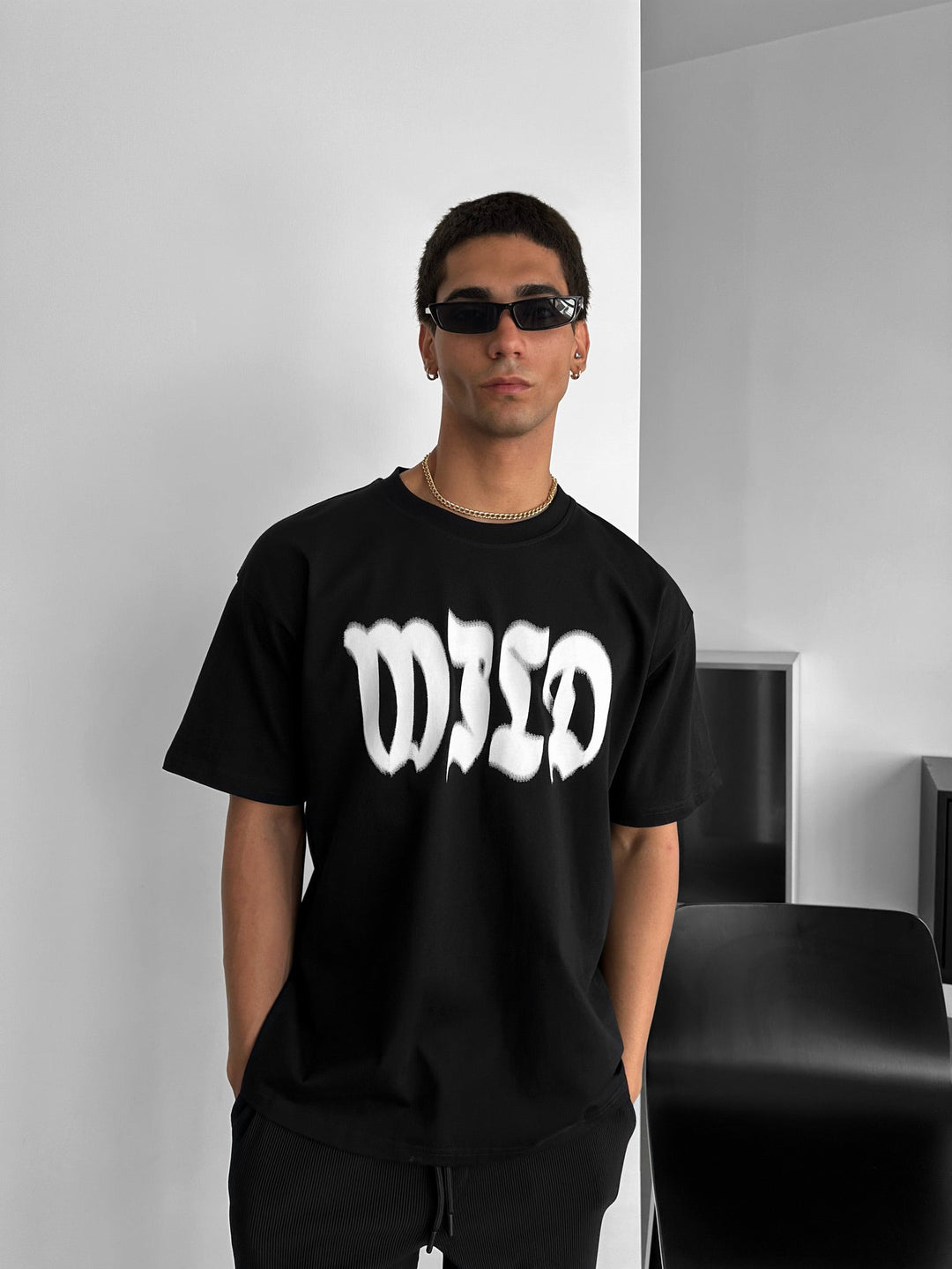 Oversize Wild T-shirt - Svart