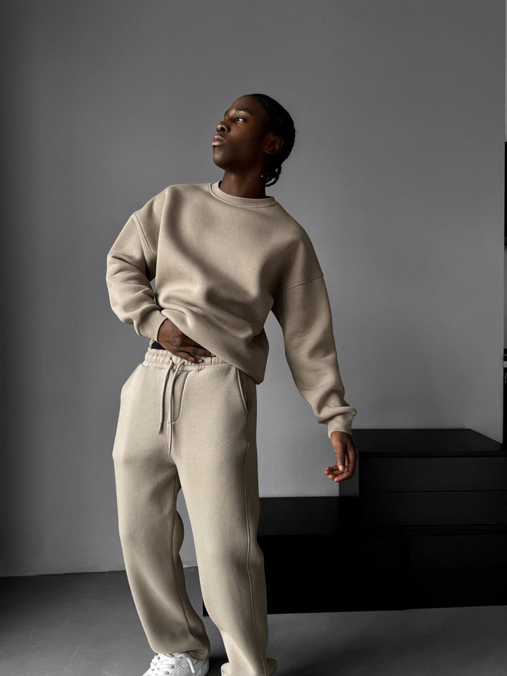 Oversize Basic Sweater - Simply Taupe