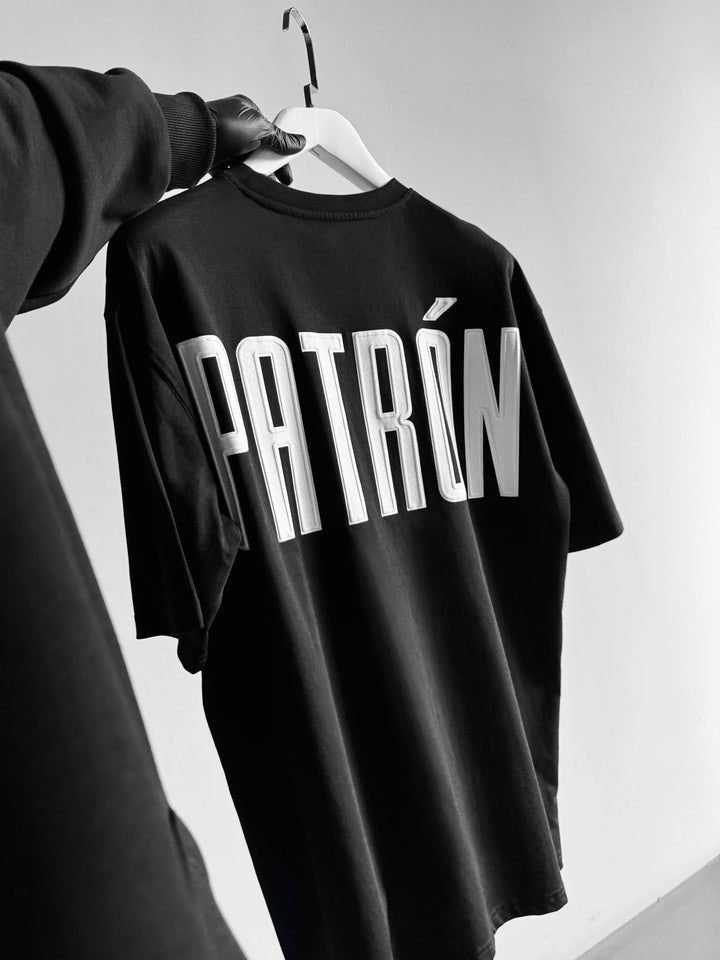 Oversize Patron T-Shirt - Svart