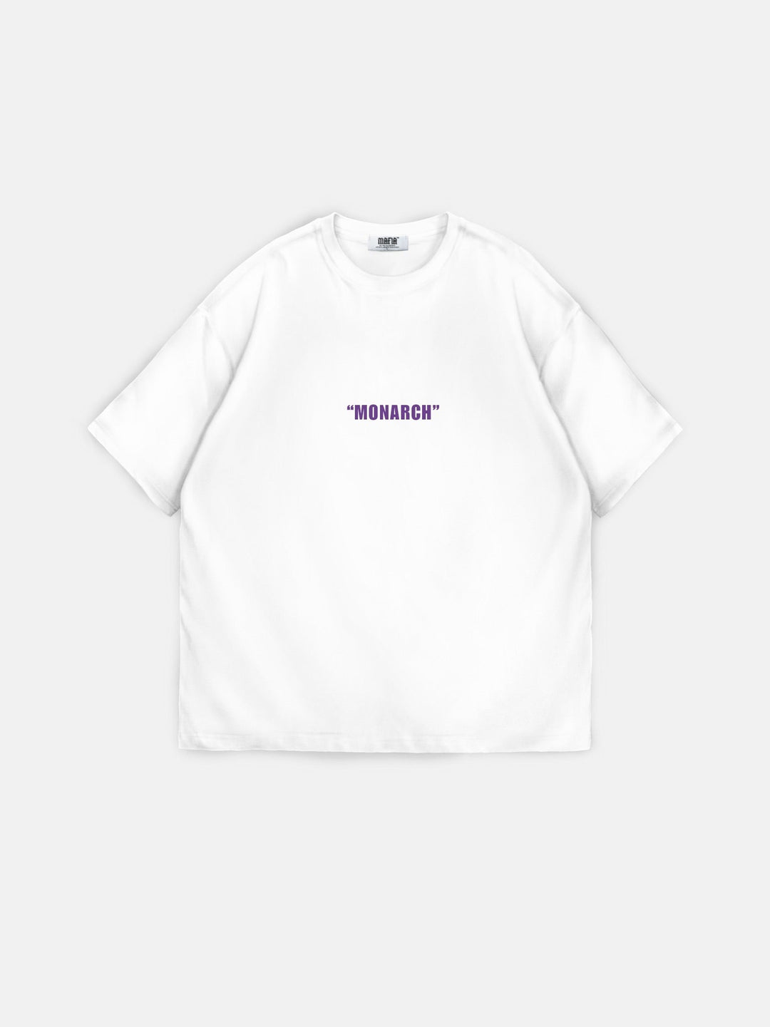 Oversize Monarch T-Shirt - Ecru och Lila