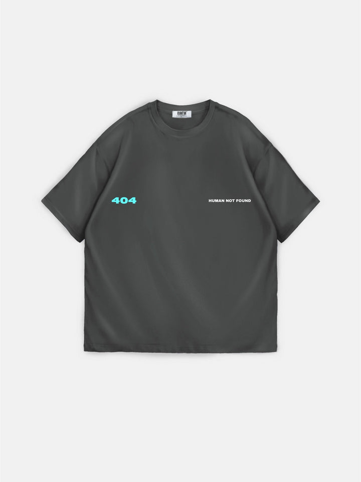 Oversize 404 T-shirt - Antracit