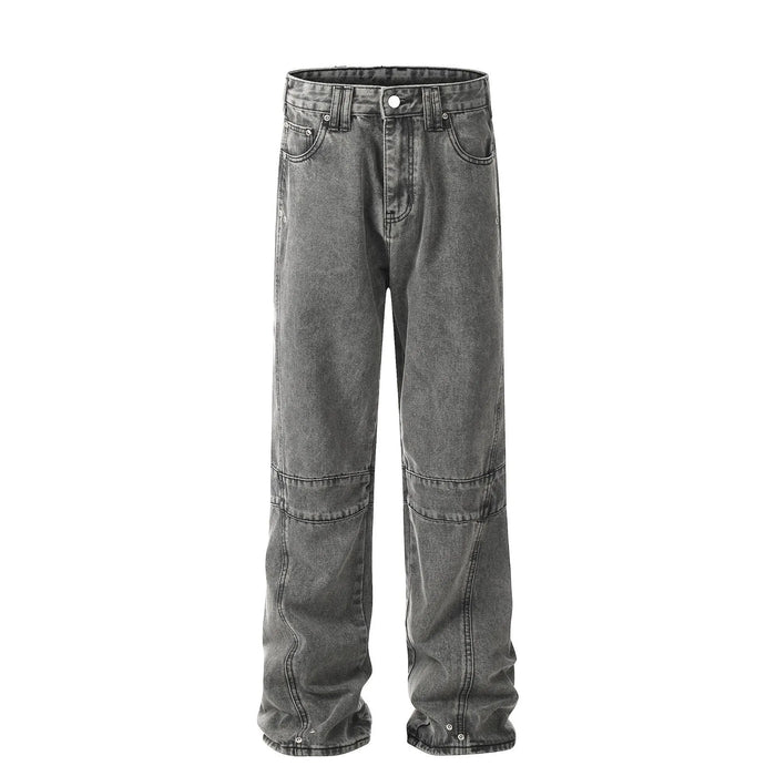 Avslappnade Baggy Panel Jeans