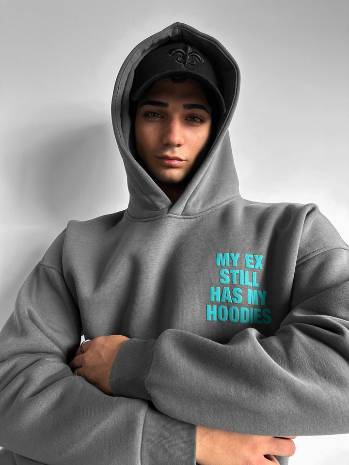 Oversize EX Del II Hoodie - Antracit