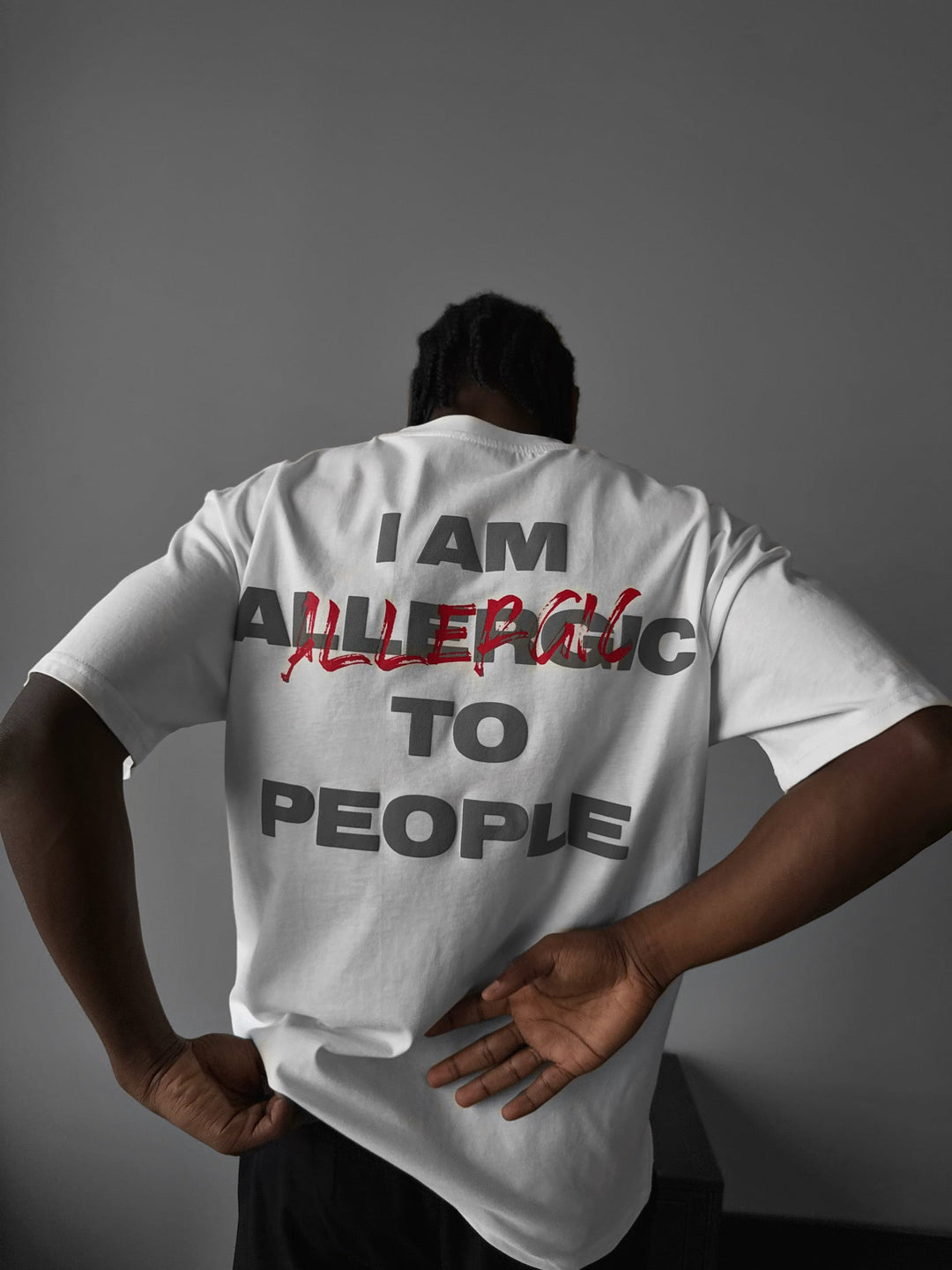 Oversize Allergisk T-Shirt - Ecru