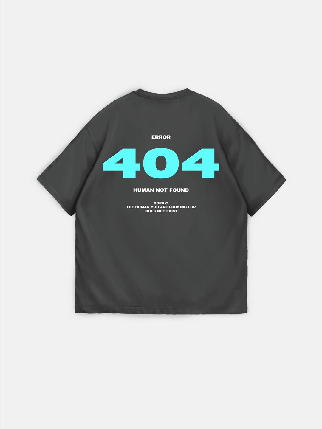 Oversize 404 T-shirt - Antracit
