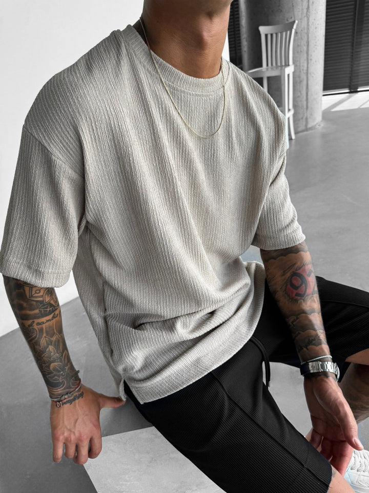 Oversize Crepe T-shirts - Sten