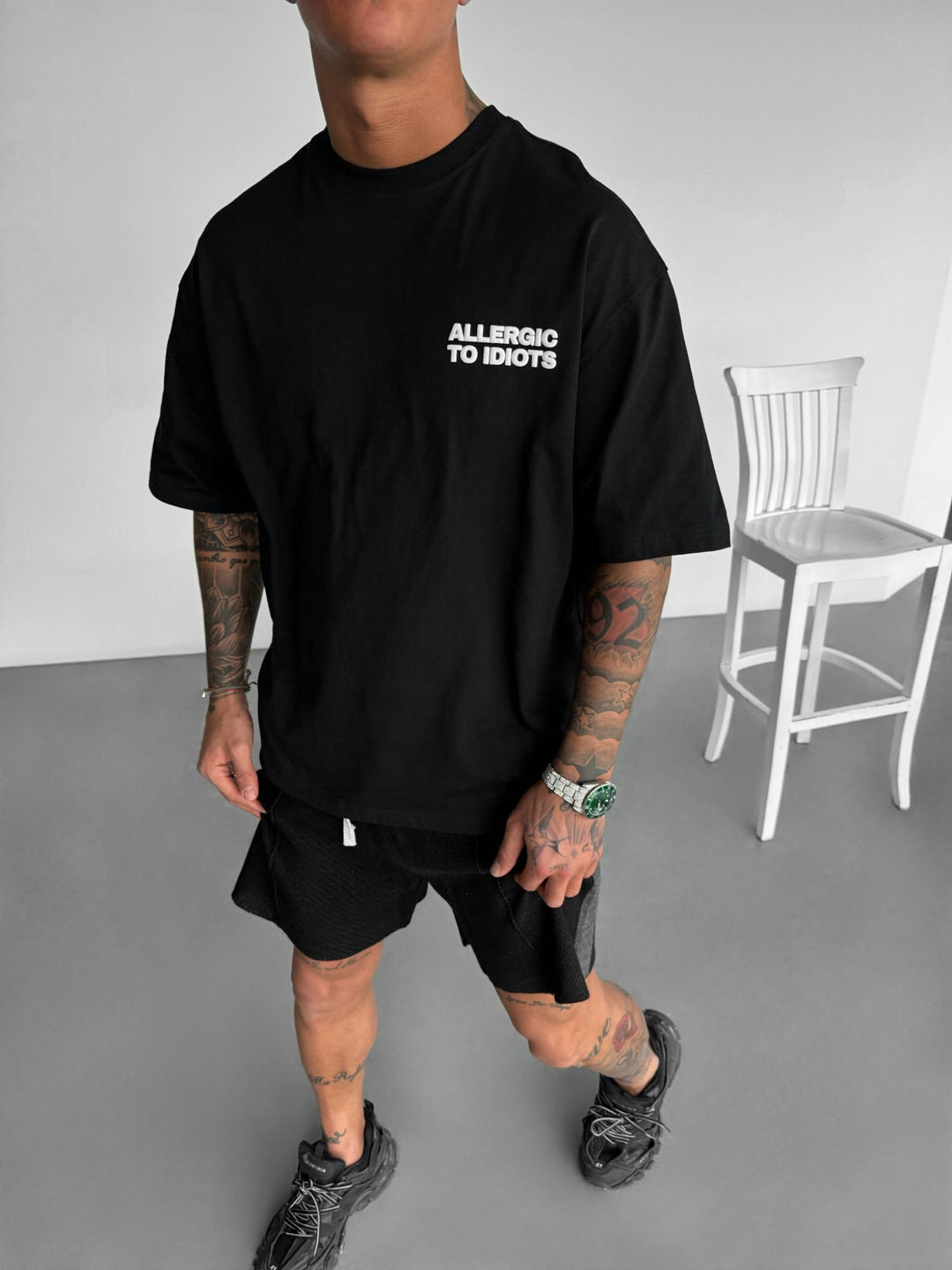 Oversize Statement T-shirt - Svart