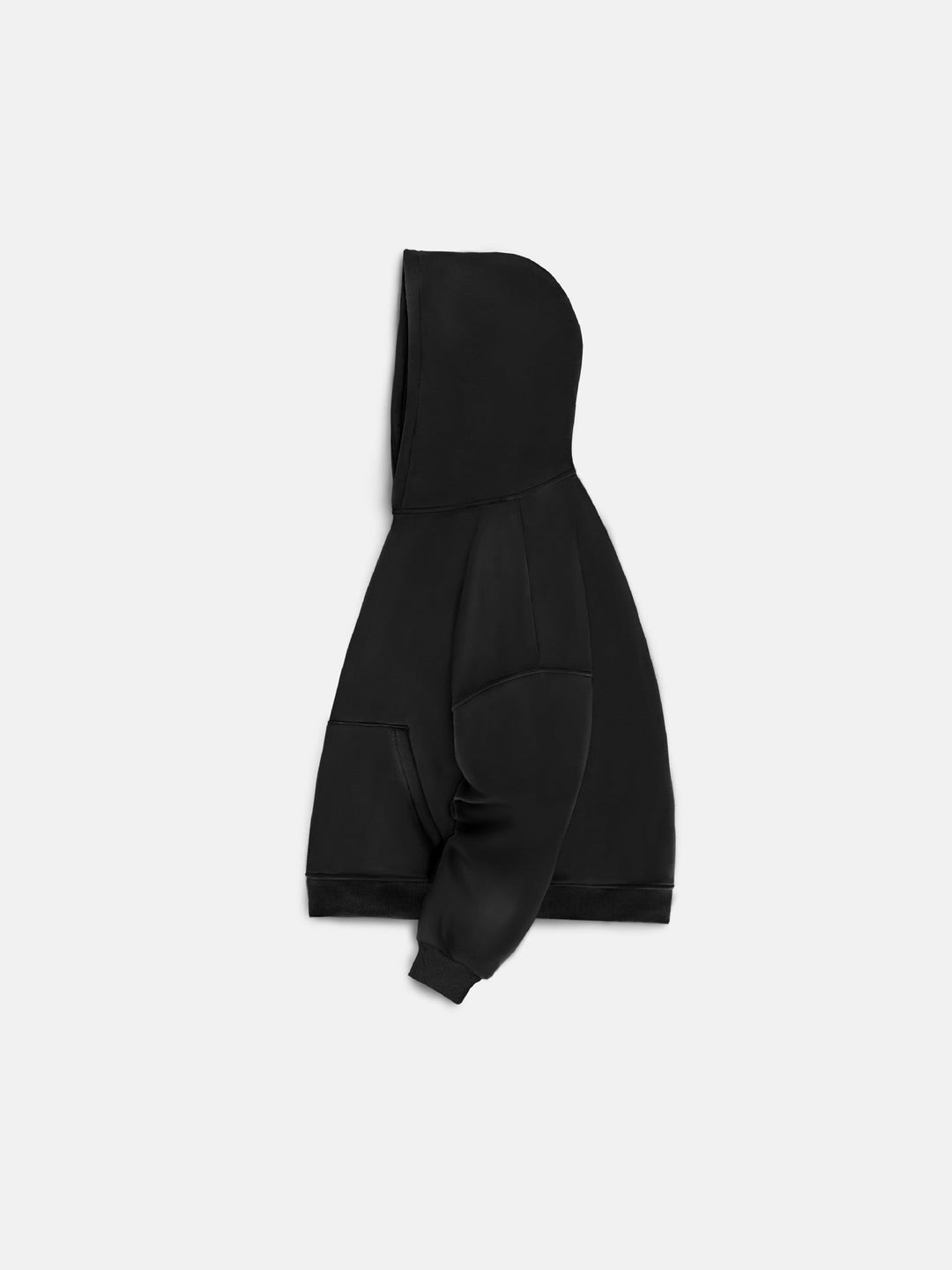 Oversize Basic Hoodie - Svart