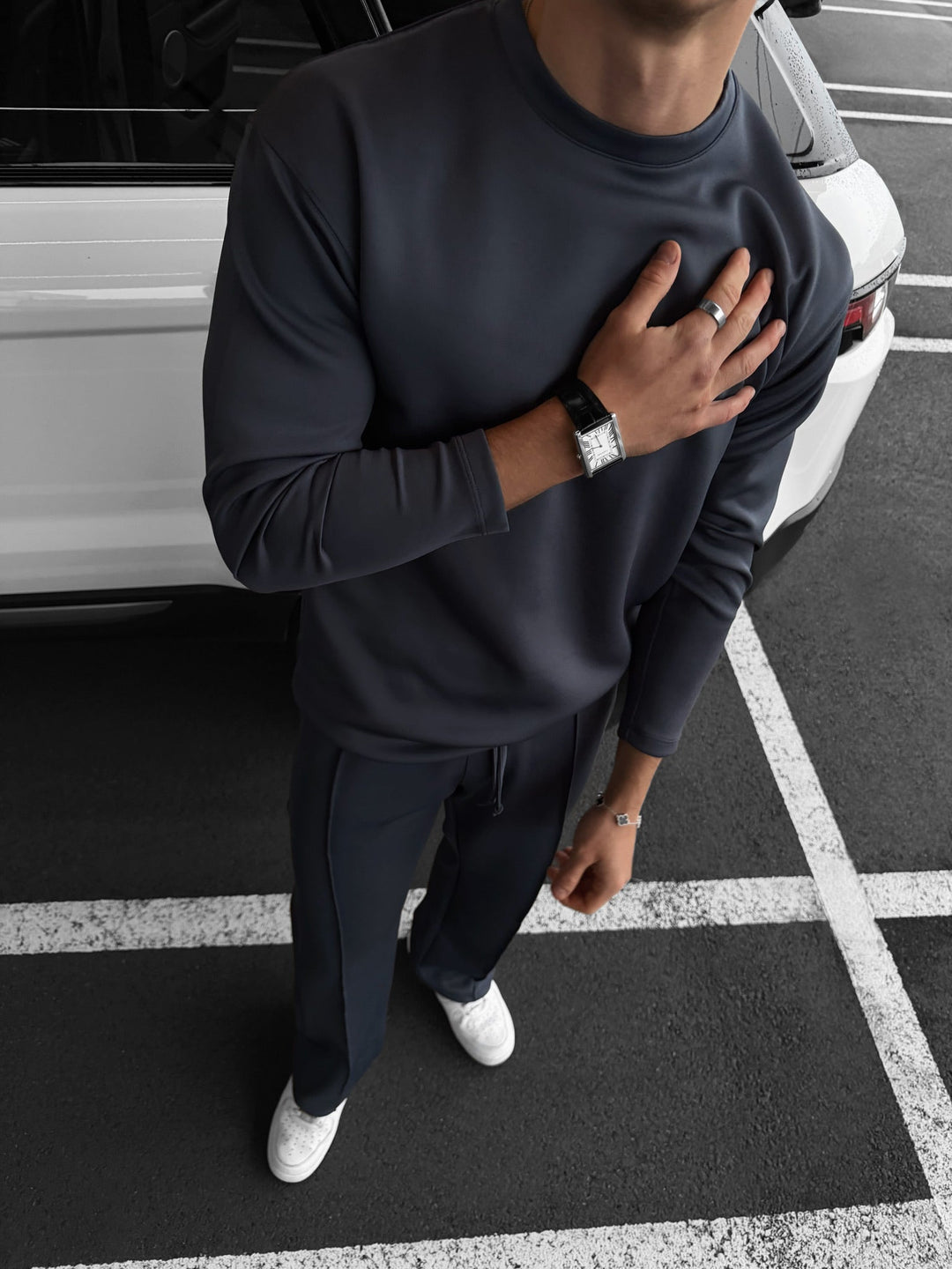 Oversize Diver Sweatshirt - Antracit