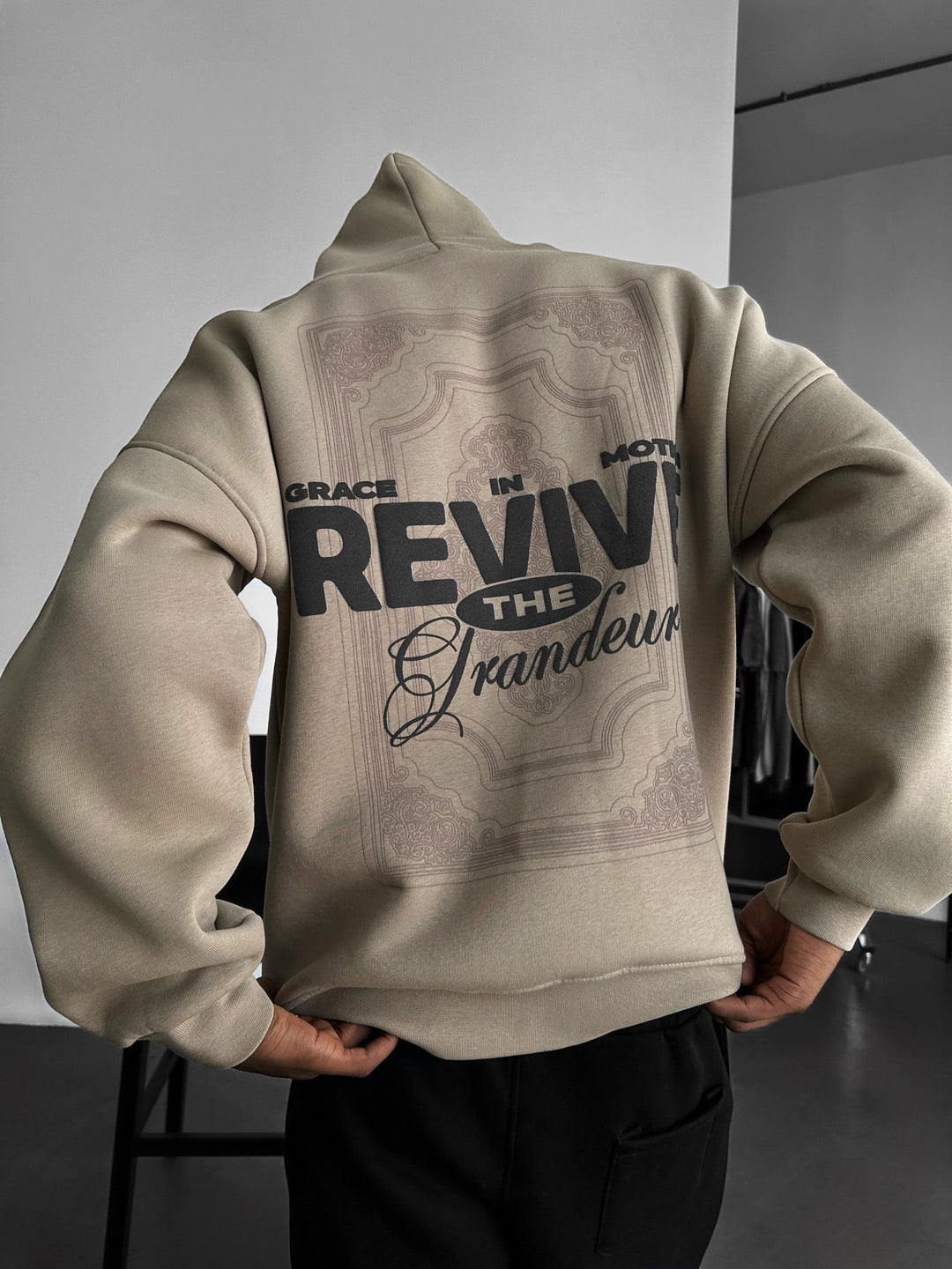 Oversize Revive Hoodie - Simply Taupe