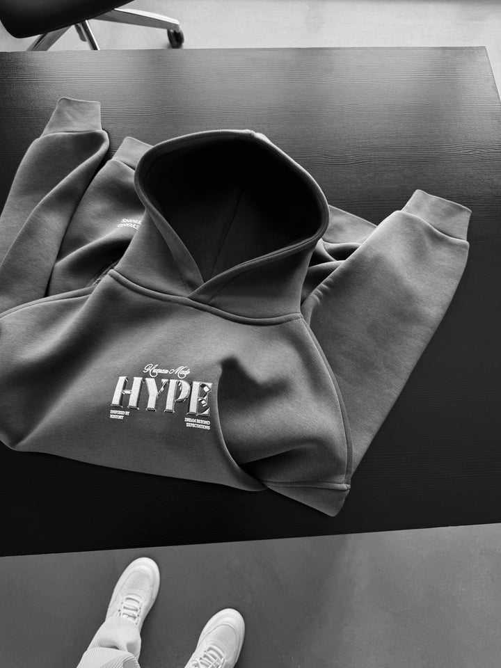 Oversize Hype Hoodie - Antracit
