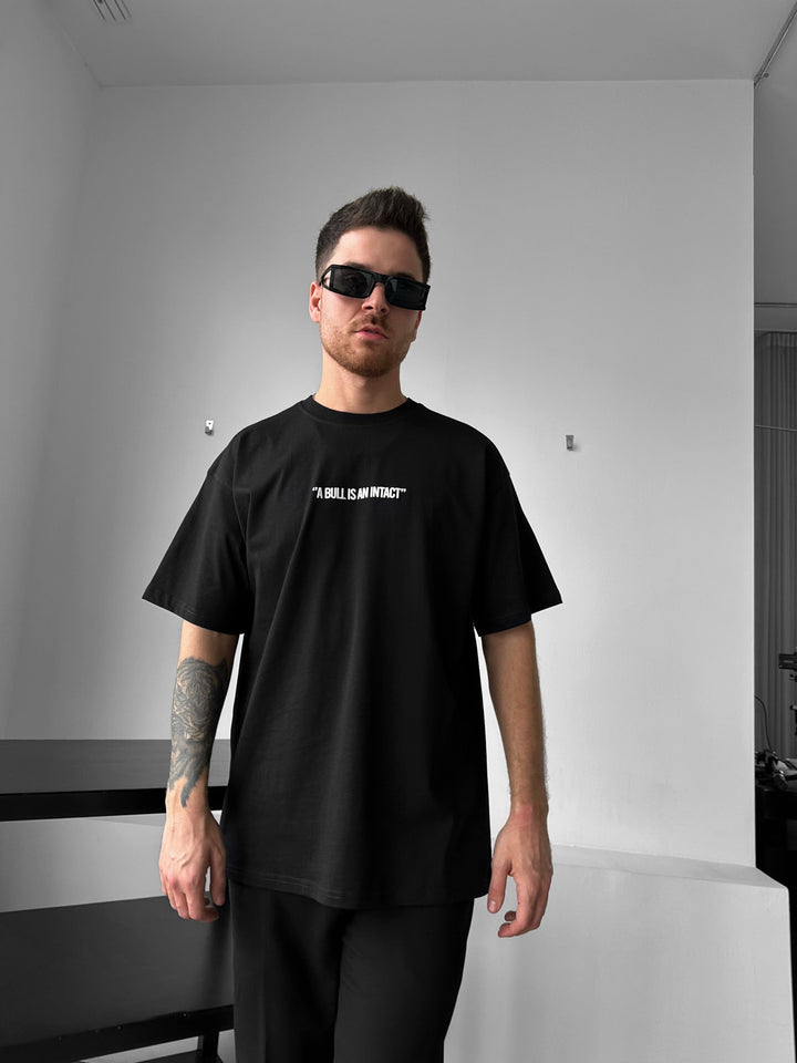 Oversize Fired Bull T-shirt - Svart