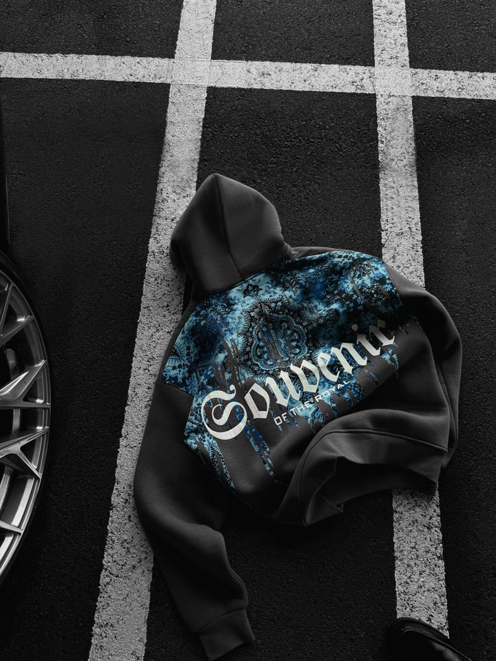 Oversize Souvenir Hoodie - Antracit