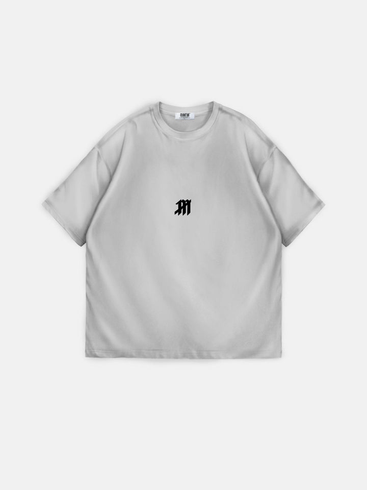 Oversize Mus-T-shirt - Grå