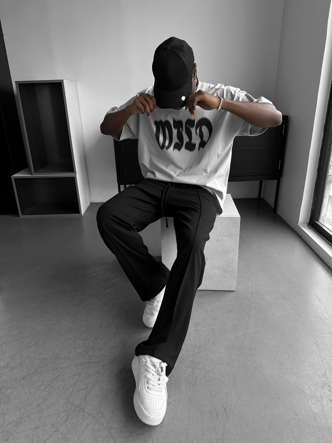 Oversize Wild T-shirt - Grå