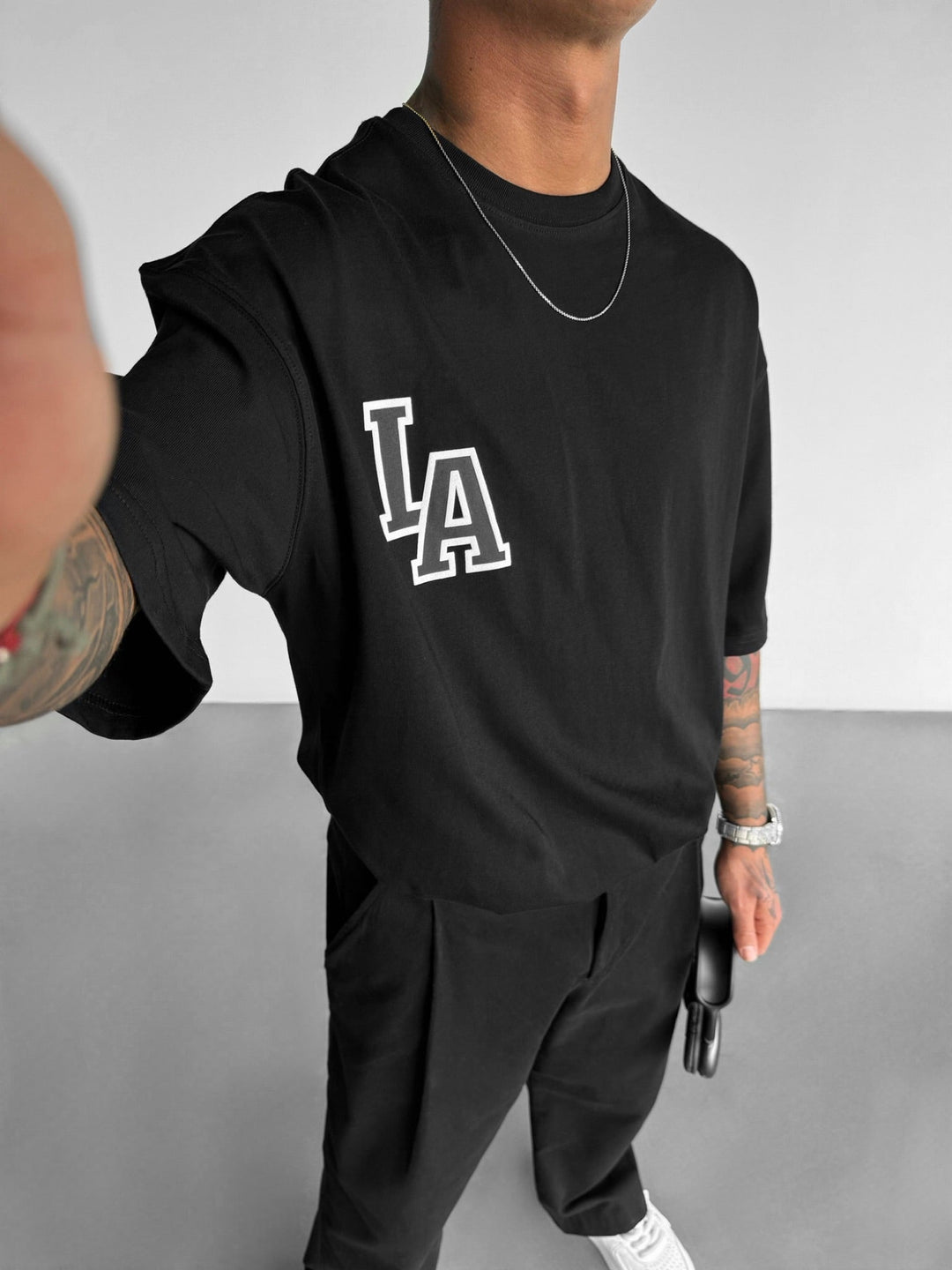 Oversize L.A T-shirt - Svart