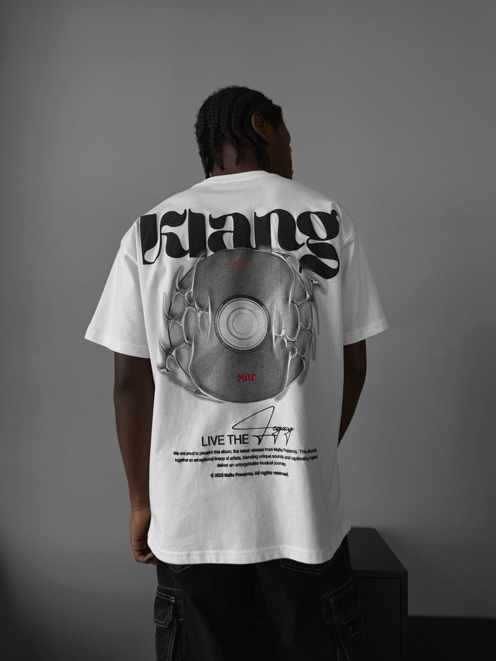 Oversize "Klang" T-Shirt - Ecru