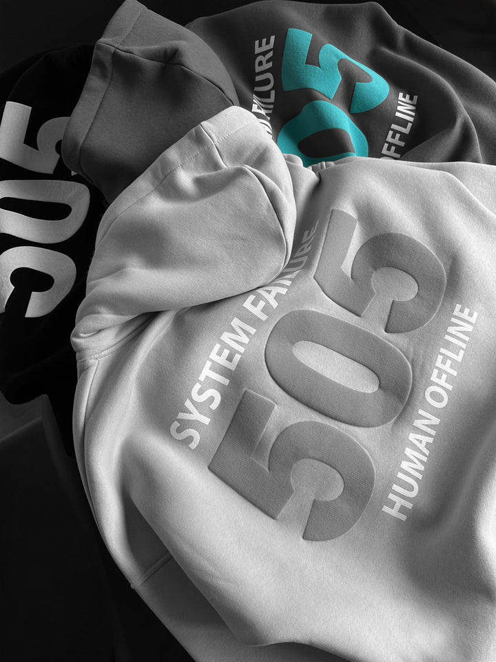 Oversize 505 Hoodie - Grå