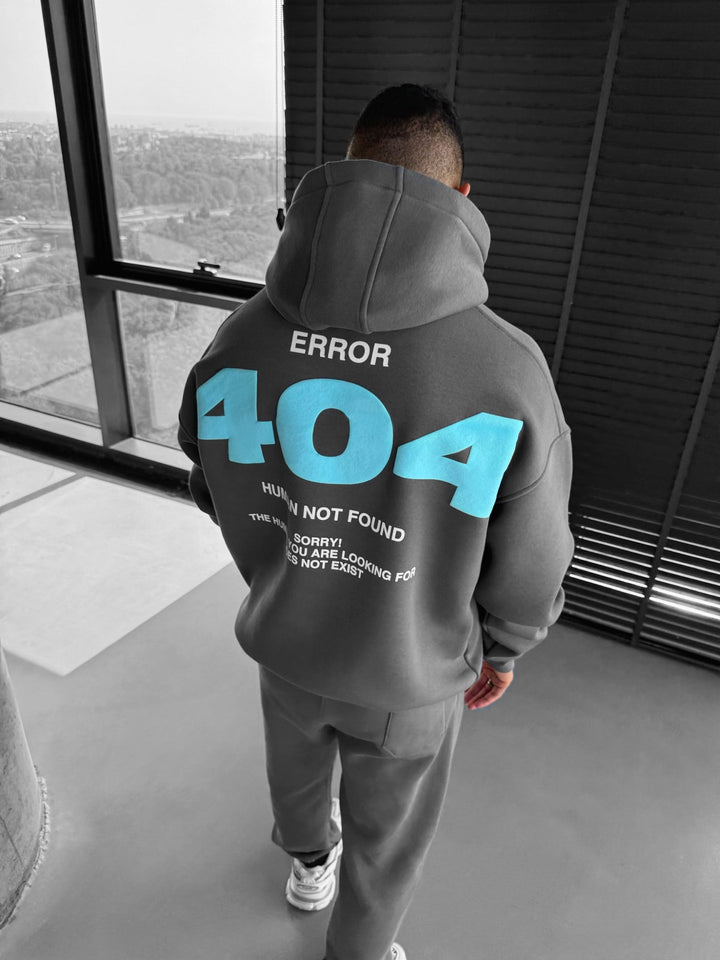 Oversize 404 Hoodie - Antracit