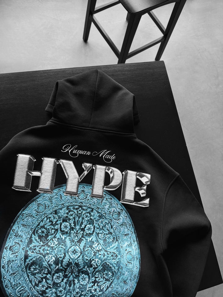 Oversize Hype Hoodie - Svart