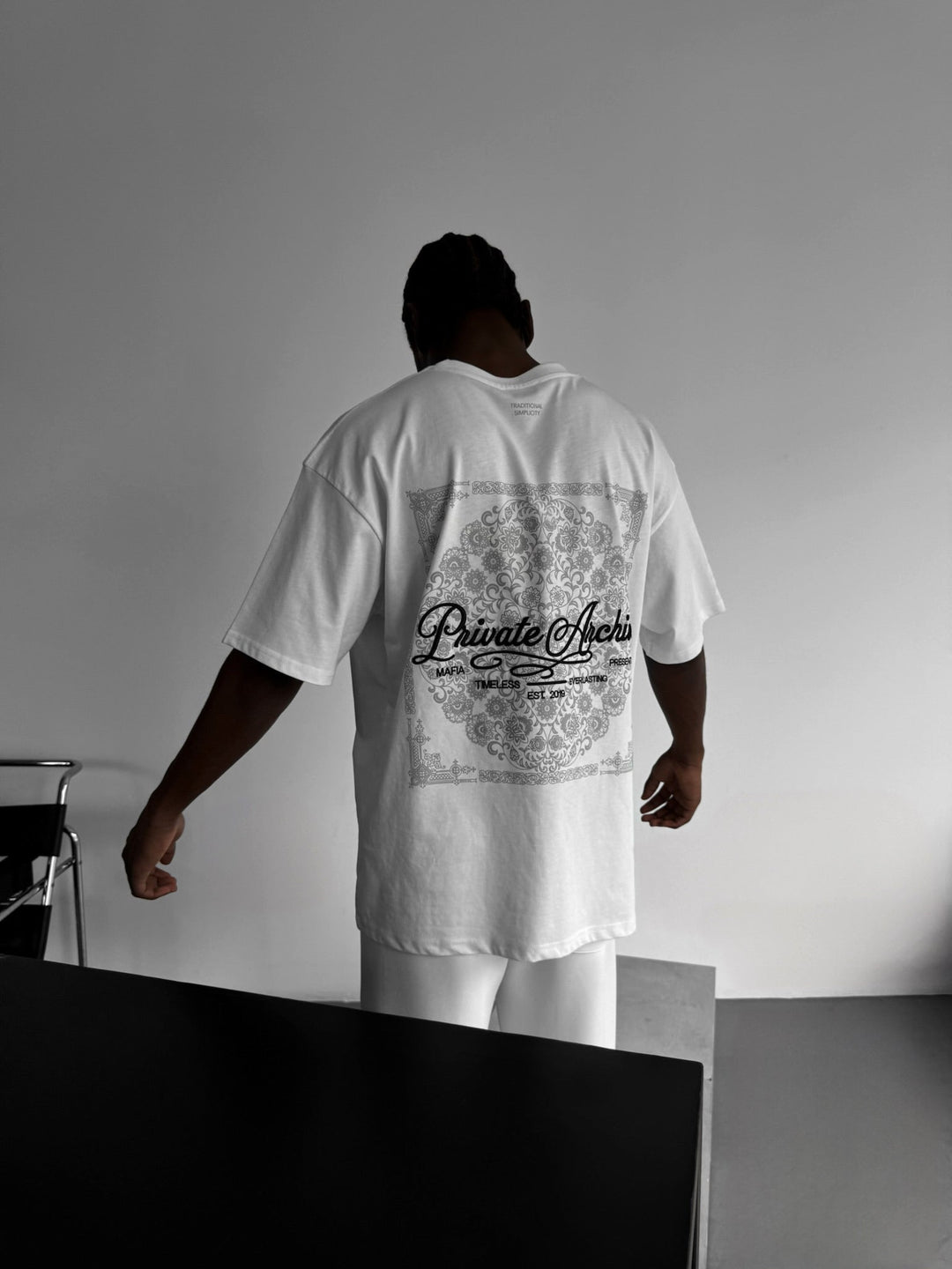 Oversize Privat Arkiv T-Shirt - Ecru
