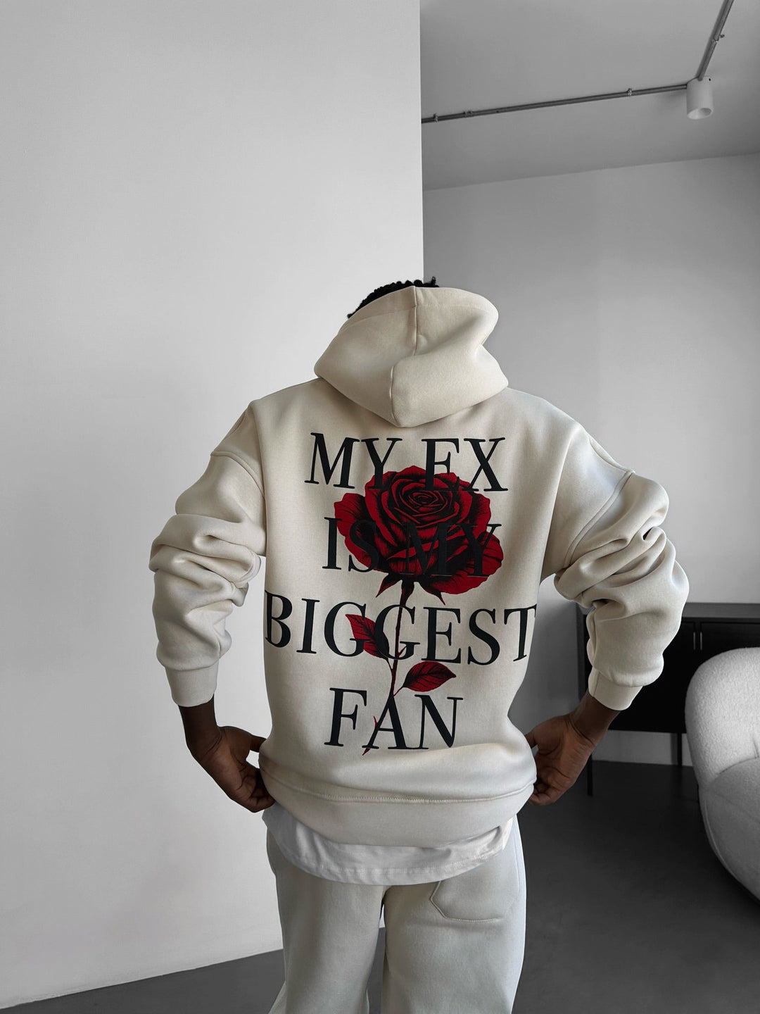 Oversize EX Hoodie - Beige