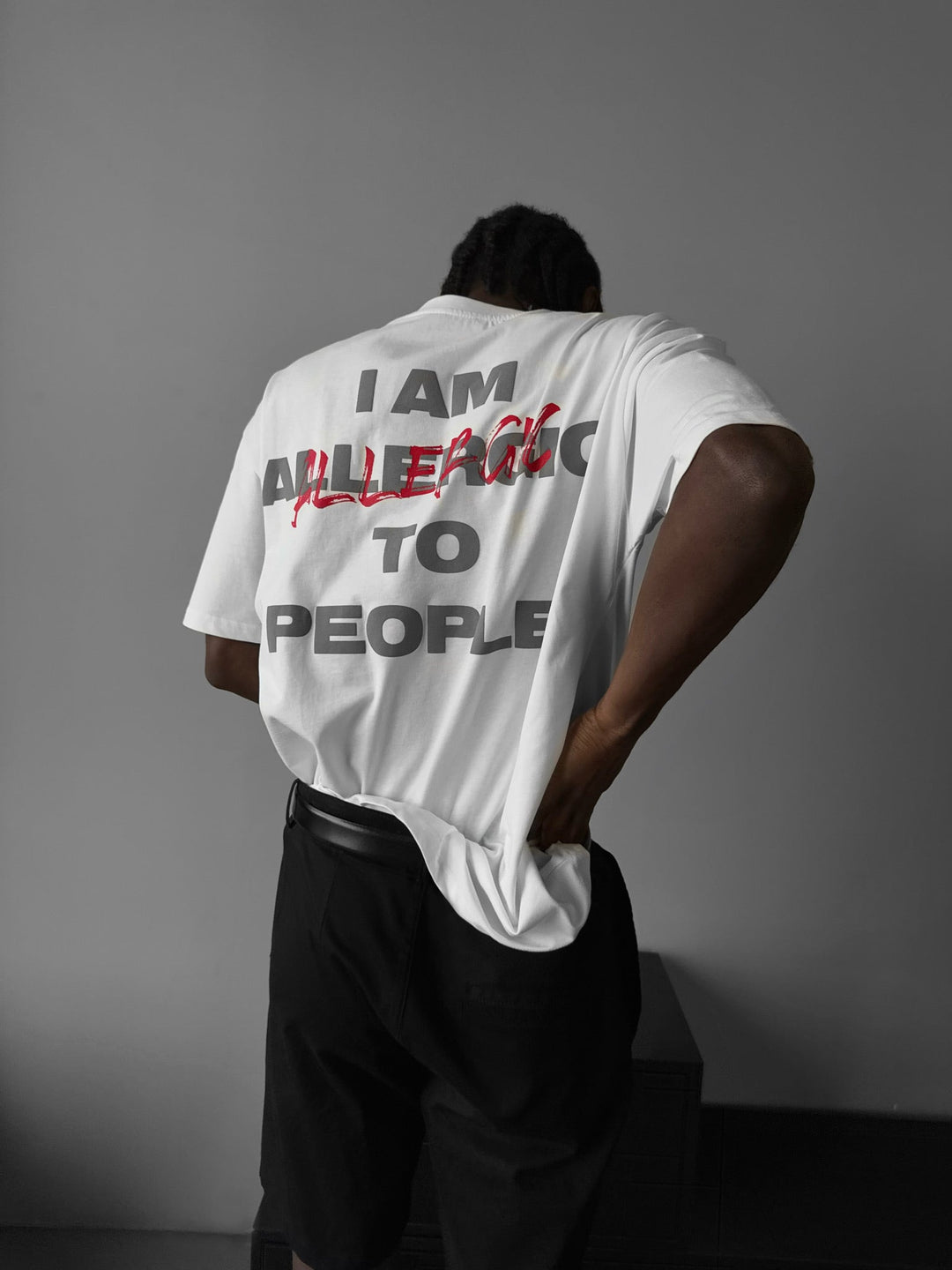 Oversize Allergisk T-Shirt - Ecru